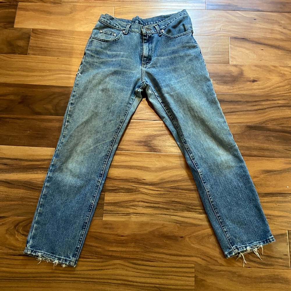 Vintage Saddle Worn Lee Jeans